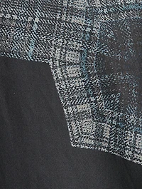 Crinkled Cotton Shirt Kaleidoscope Print