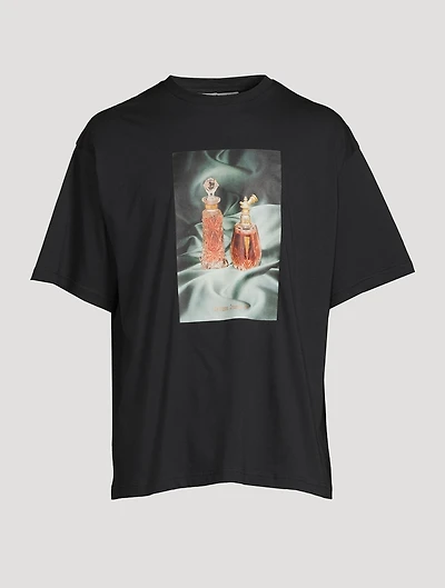 Edlund Cotton T-Shirt With Perfume Print