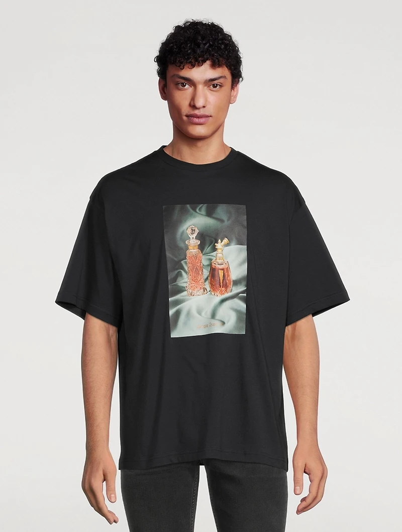 Edlund Cotton T-Shirt With Perfume Print