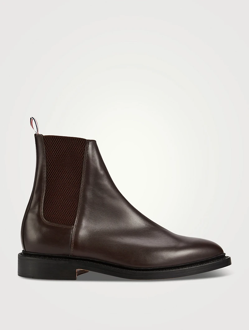 Leather Chelsea Boots With Goodyear Sole