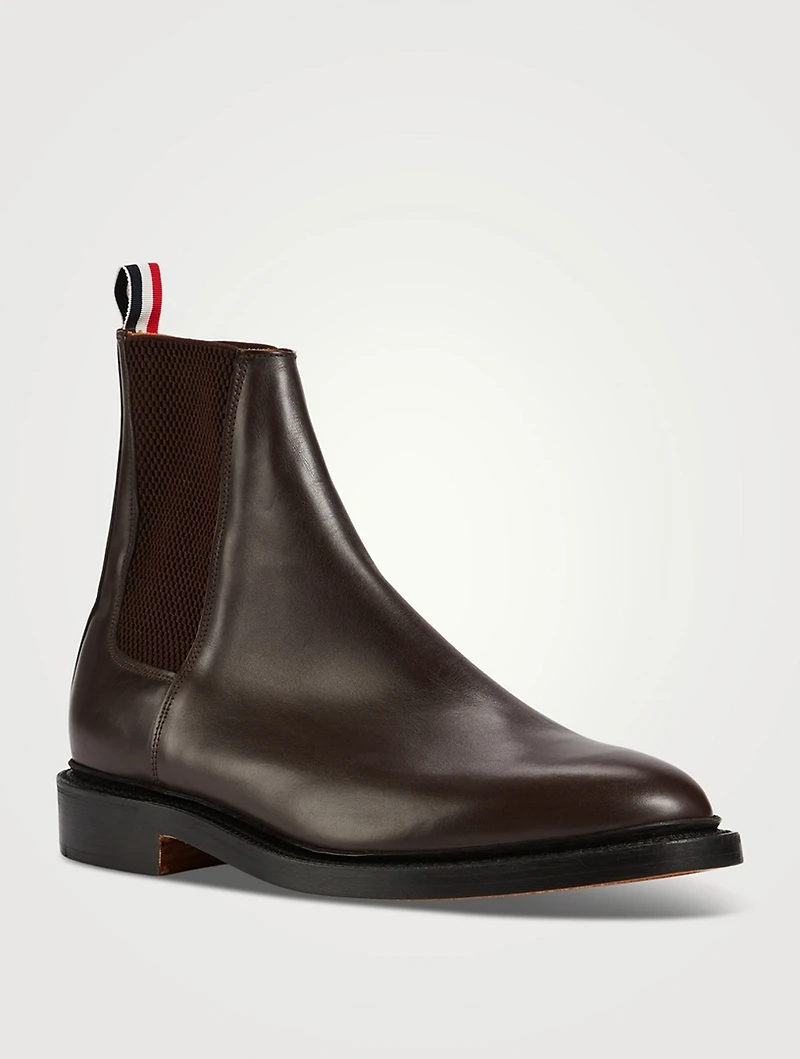 Leather Chelsea Boots With Goodyear Sole
