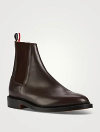 Leather Chelsea Boots With Goodyear Sole