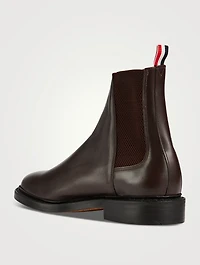Leather Chelsea Boots With Goodyear Sole