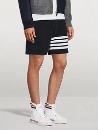 Canvas Tartan Collegiate High-Top Sneakers