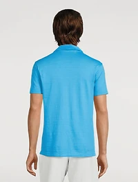 Albert Cotton Polo Shirt With Towel Trim