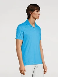 Albert Cotton Polo Shirt With Towel Trim