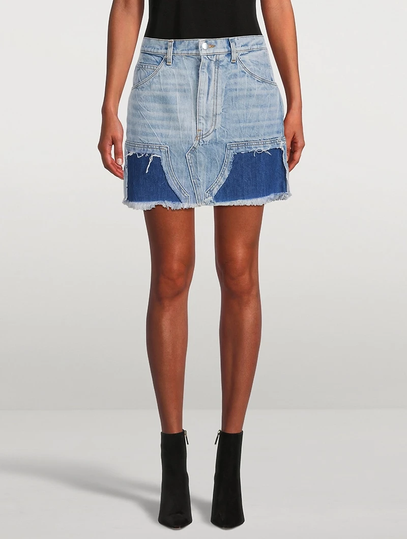 Two-Tone Carpenter Skirt