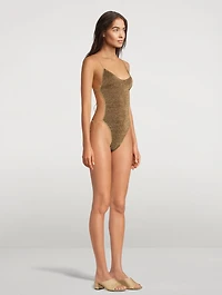 Lumière Lace-Up One-Piece Swimsuit