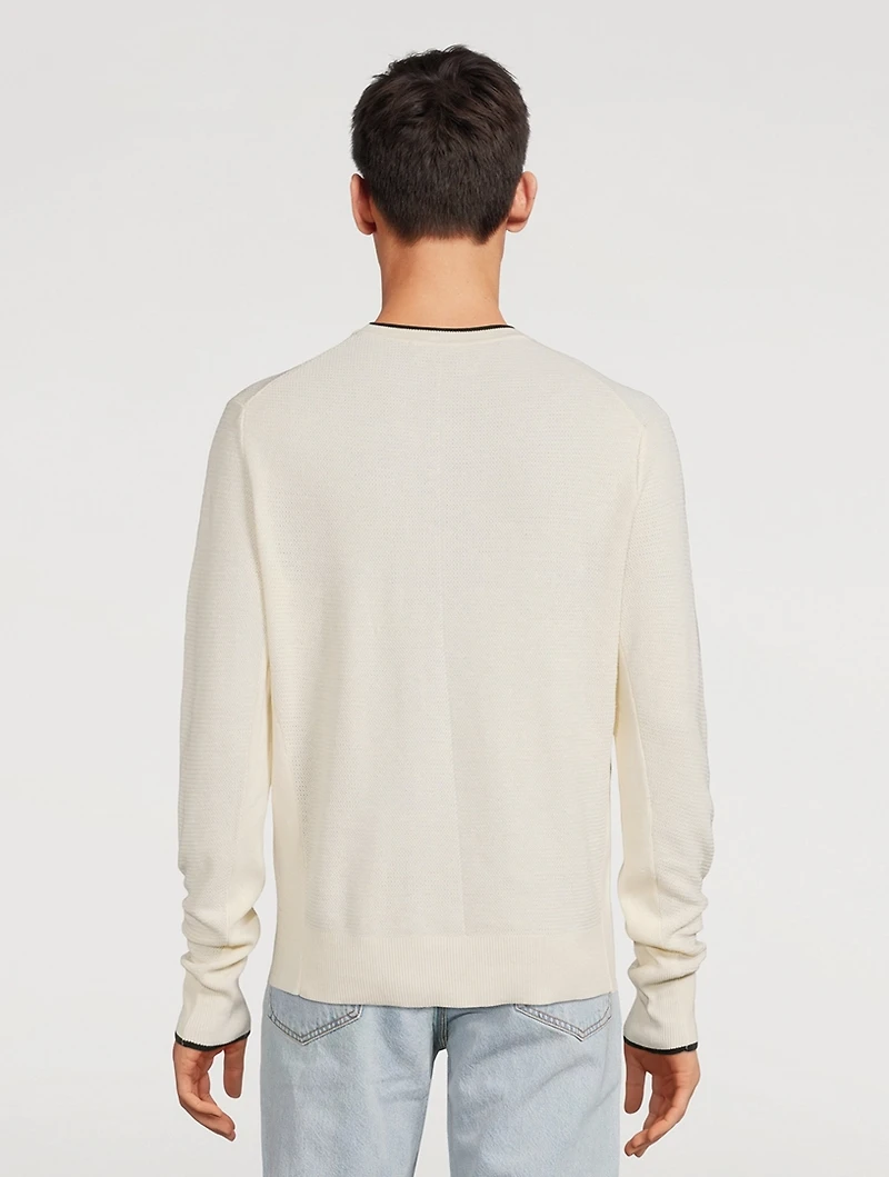 Hemp Cotton Blend Crew Sweater