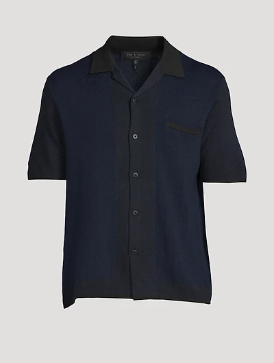 Avery Cotton Herringbone Relaxed Shirt