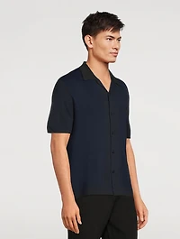 Avery Cotton Herringbone Relaxed Shirt