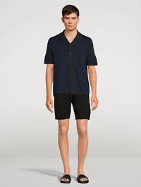 Avery Cotton Herringbone Relaxed Shirt
