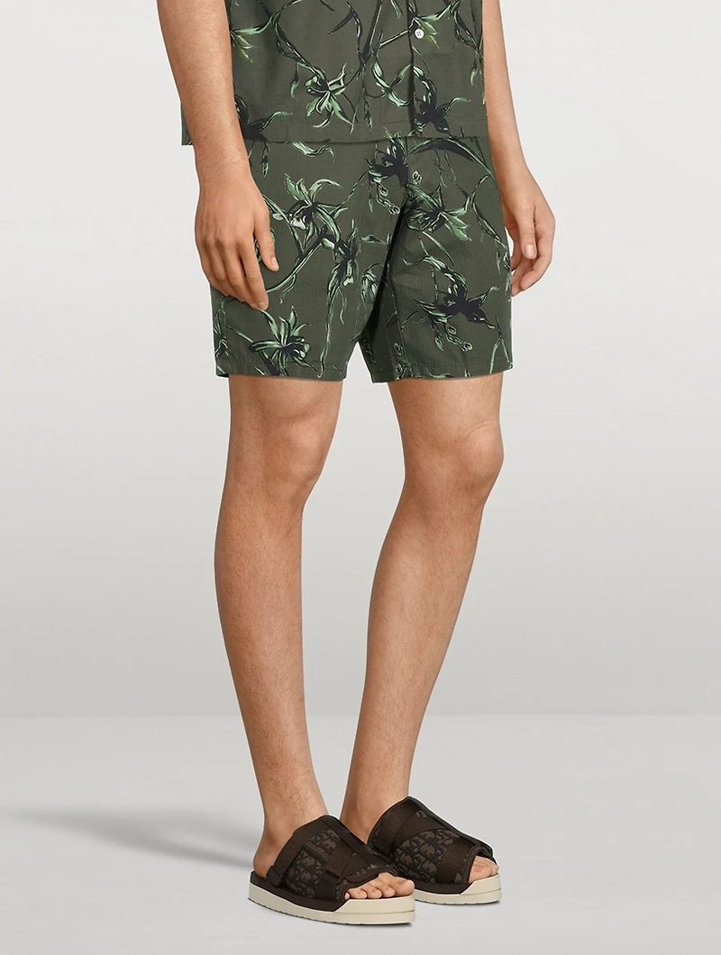 Perry Cotton Ripstop Slim-Fit Shorts
