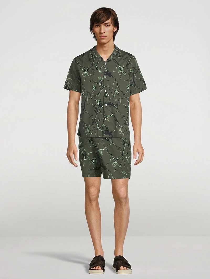 Perry Cotton Ripstop Slim-Fit Shorts