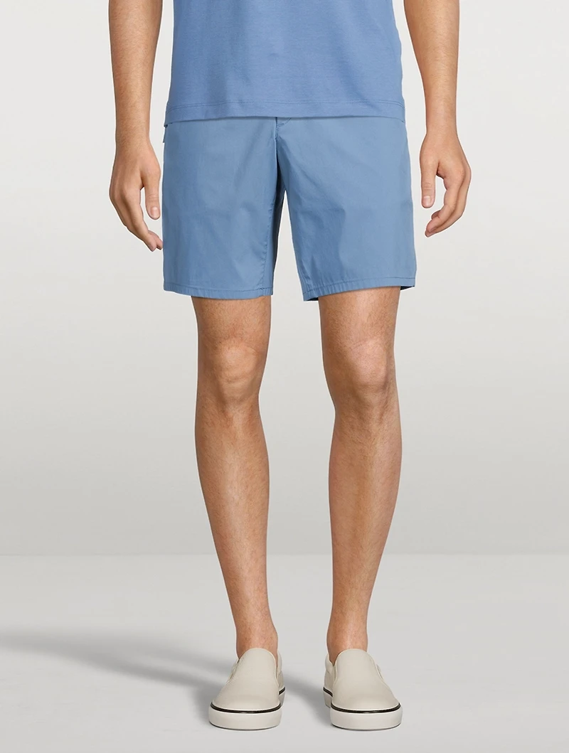 Perry Cotton Paperweight Slim-Fit Chino Shorts