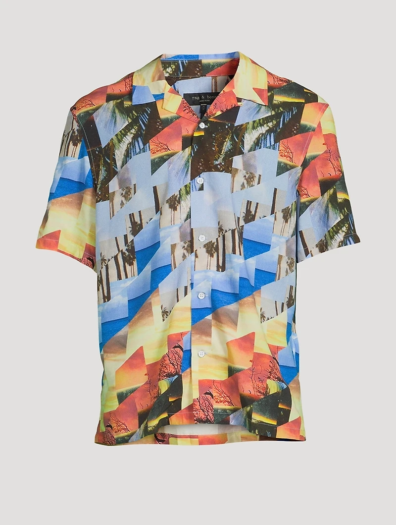 Avery Cotton Printed Relaxed-Fit Shirt