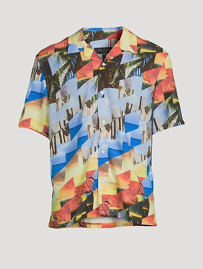 Avery Cotton Printed Relaxed-Fit Shirt