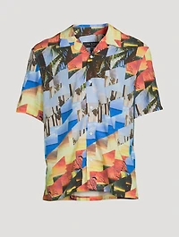 Avery Cotton Printed Relaxed-Fit Shirt