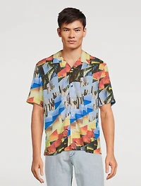 Avery Cotton Printed Relaxed-Fit Shirt