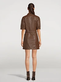Mayslie Vegan Leather Dress
