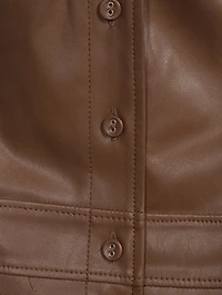Mayslie Vegan Leather Dress