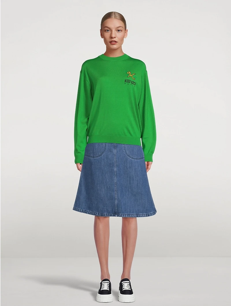 Tiger Tail K Wool Sweater