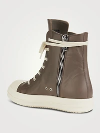Strobe Leather High-Top Sneakers