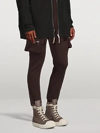 Strobe Leather High-Top Sneakers