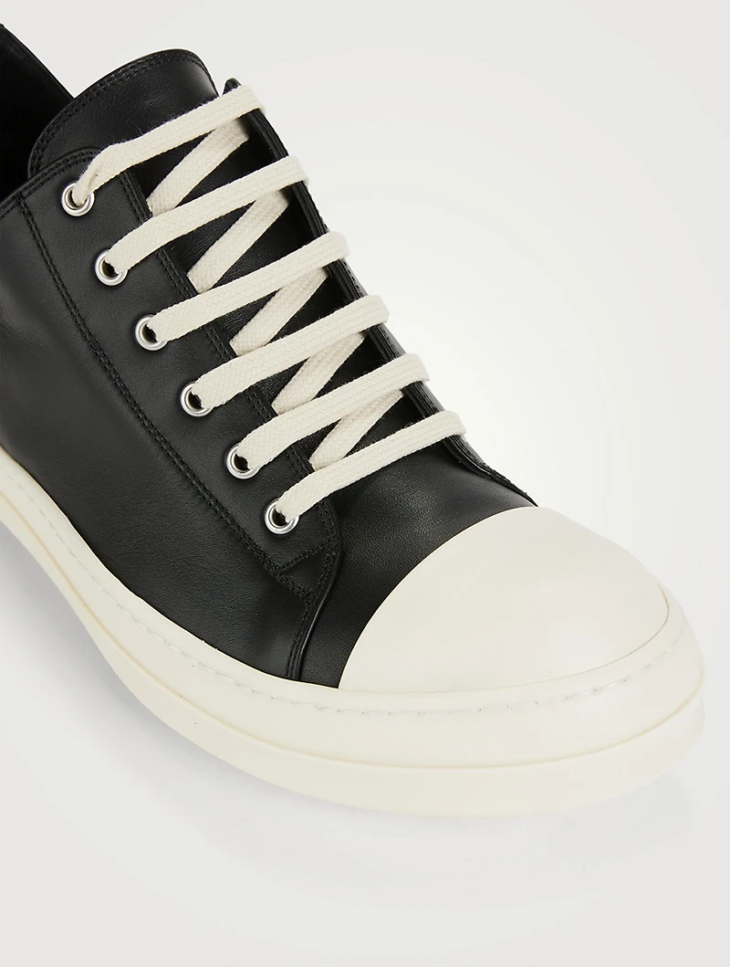 Strobe Leather Low-Top Sneakers