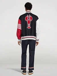 Funmix Wool Oversized Jacket With Patch