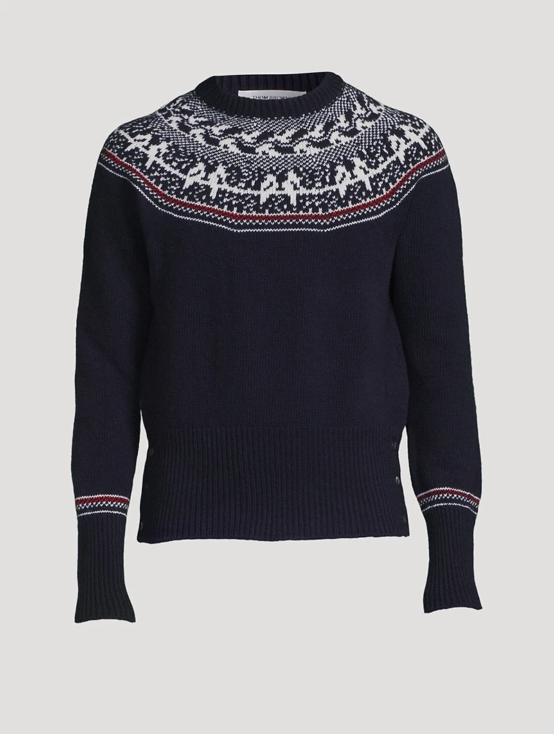 Wool Icelandic Fair Isle Sweater