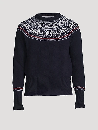 Wool Icelandic Fair Isle Sweater