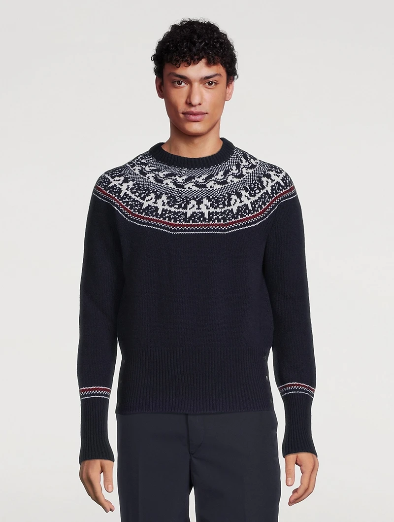 Wool Icelandic Fair Isle Sweater