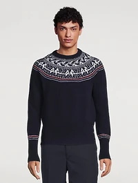 Wool Icelandic Fair Isle Sweater