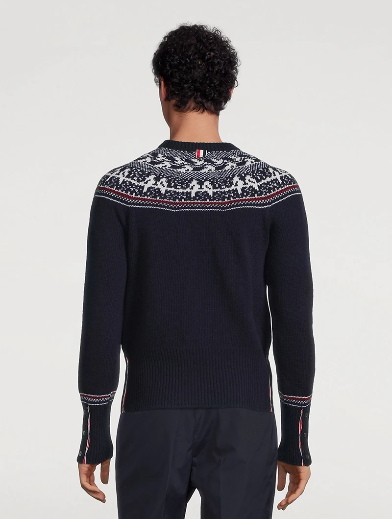 Wool Icelandic Fair Isle Sweater