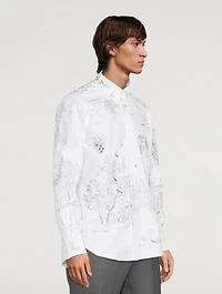 Sketchy Stitch Floral Toile Shirt