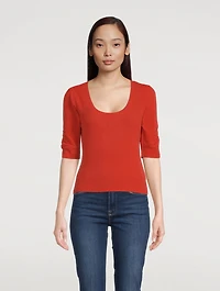Scoopneck Cashmere Sweater