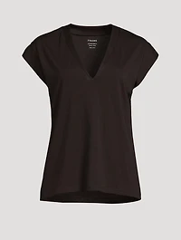 Le Mid Rise V-Neck T-Shirt