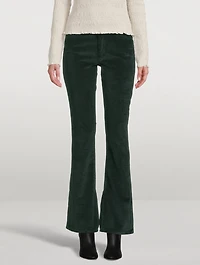 Le Mini Bootcut Corduroy Trousers