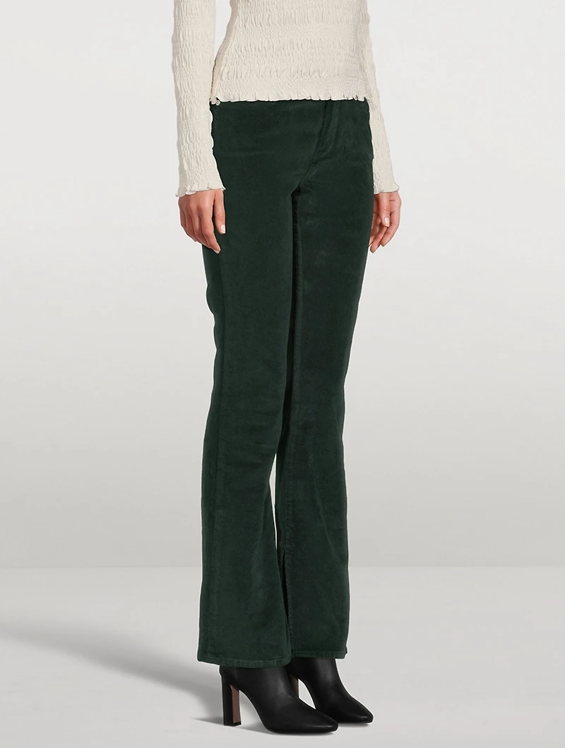 Le Mini Bootcut Corduroy Trousers