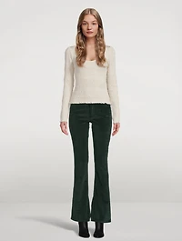 Le Mini Bootcut Corduroy Trousers