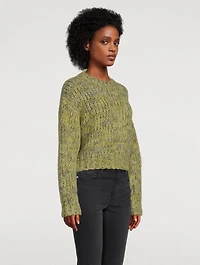 Marl Cropped Sweater