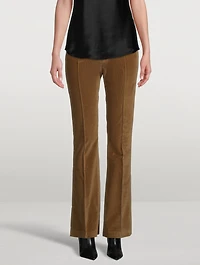 Pintuck Corduroy Trousers