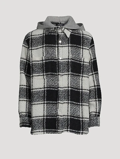 Wool Flannel Hoodie