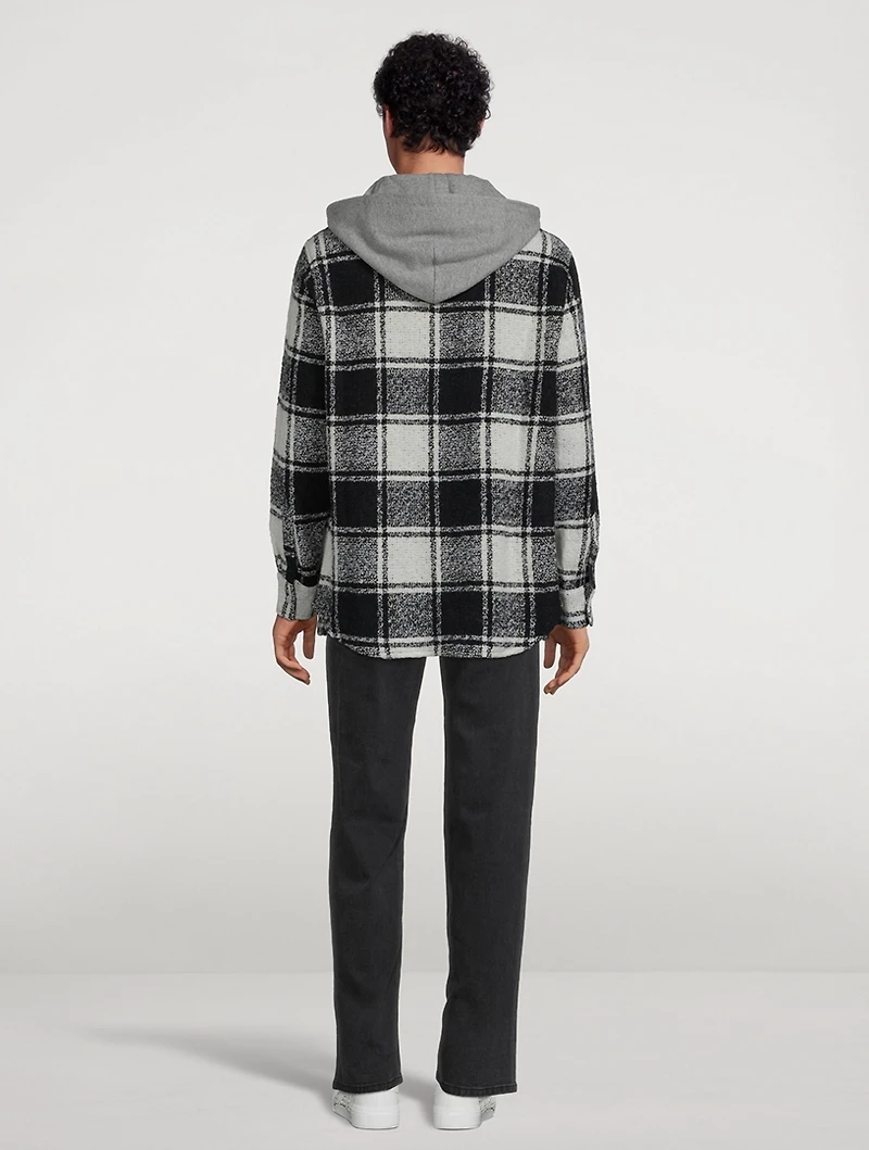 Wool Flannel Hoodie