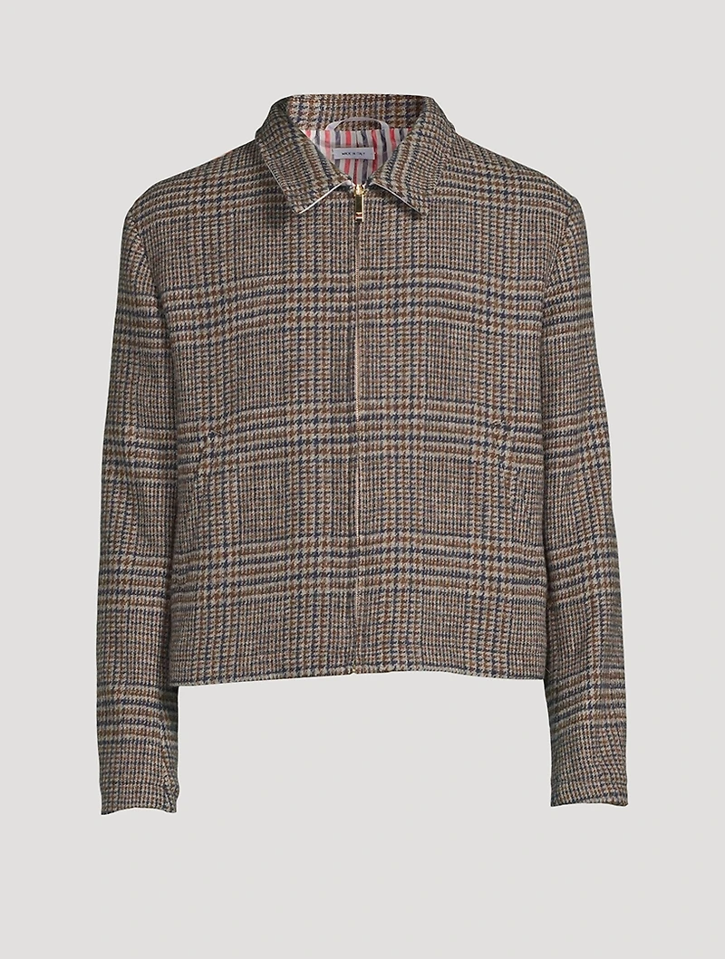 Prince Of Wales Flat-Hem Golf Jacket