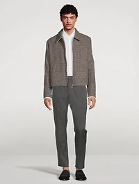 Prince Of Wales Flat-Hem Golf Jacket