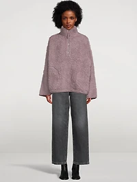 Teddy Half-Zip Sweatshirt