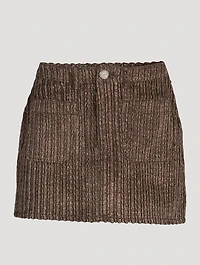 Corduroy Mini Skirt