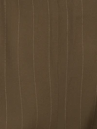 Flared Trousers Pinstripe Print
